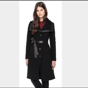 Soia and Kyo wool & leather jacket